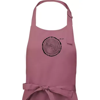 Kuchyňská zástěra Letokruhy - 50 - Pánská zástěra na vaření - Univerzální velikost ( Starorůžová )