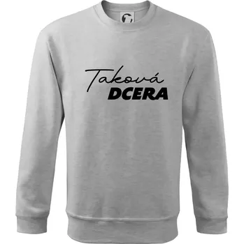 Chlapecké tričko Jaký táta / máma - taková dcera psací - Mikina Essential dětská - 158 cm/12 let ( Světlešedý Melír )