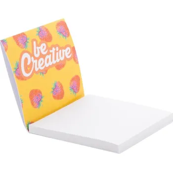 Reklamní CreaStick Sign zakázkový samolepicí poznámkový blok, bílá