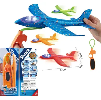 autíčko Letadlo vystřelovací s LED efekty 34 cm - více druhů