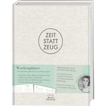 Osobní rozvoj Zeit statt Zeug: Wochenplaner - Fazis, Birgit