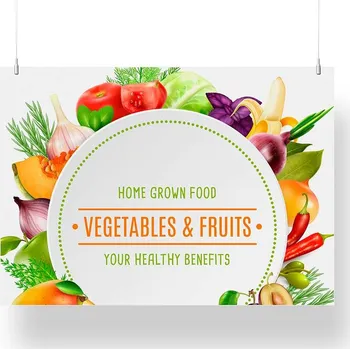 Jansen Display Stropní závěsný panel 70 x 100 cm KAPA® 5 mm + oboustranný potisk