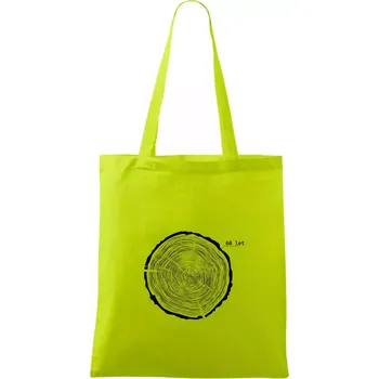 Letokruhy - 60 - Taška bavlněná - 42 x 38 cm ( Limetková )