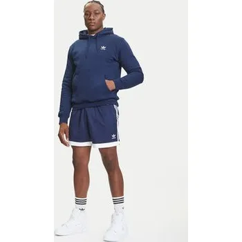 Pánská mikina adidas Mikina Trefoil Essentials IY4929 Tmavomodrá Regular Fit S