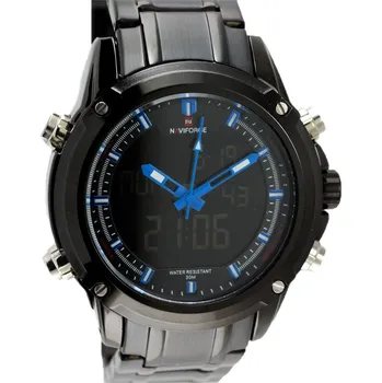 Hodinky MPM Moderní pánské hodinky s digitálním časem a datem na číselníku W01X.10862.H