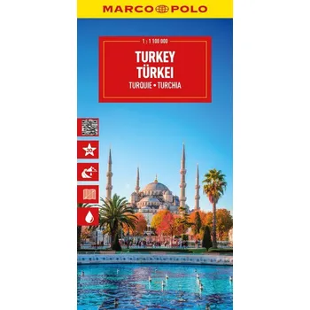 MARCO POLO Reisekarte Türkei 1:1 Mio. [DE] (2025, Karta, MairDuMont)
