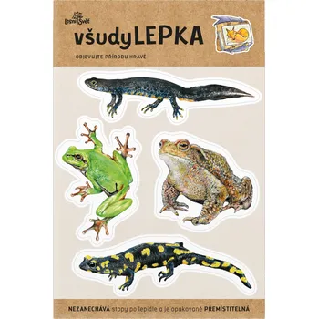 omalovánky Lesní svět všudyLEPKA vel. 1 -041 - Obojživelníci