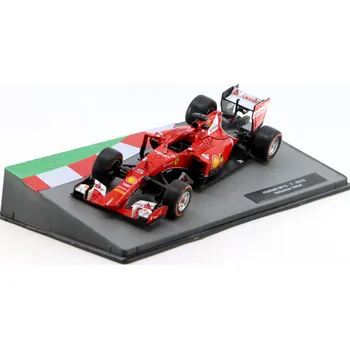 autíčko Centauria FERRARI SF15-T #5 2015 Sebastian Vettel 1:43 - Racing Cars časopis s modelem #23 FERRARI SF15 - kovový model auta 1/43