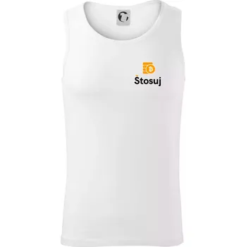 Pánské termoprádlo Štosuj - Logo jen na prsu - Tílko pánské Core - XL ( Bílá )