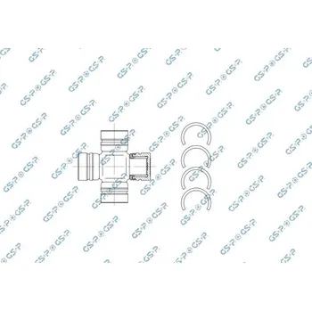 Hřídel nápravy Kloub, kloubový hřídel GSP UJ900206