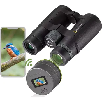 Dalekohled Binokulární dalekohled National Geographic TrueView NG 10x42 incl. WIFI Eyepiece Camera