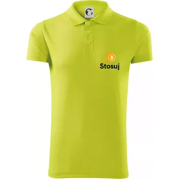 Pánská košile Štosuj - Logo jen na prsu - Polokošile Victory sportovní (dresovina) - L ( Limetková )