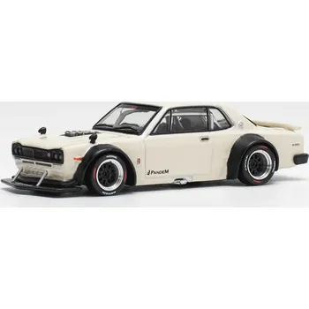 autíčko Nissan Skyline GT-R V8 Drift 1:64 - Pop Race Nissan Skyline - kovový model auta 1/64
