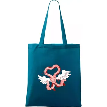 Žížalí anděl (Alexis Citrine) - Taška bavlněná - 42 x 38 cm ( Petrolejová )