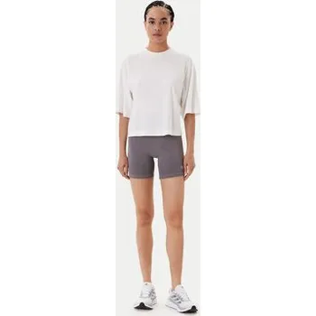 Dámské kraťasy adidas Cyklistické šortky Essentials Rib JW3592 Šedá Slim Fit XS