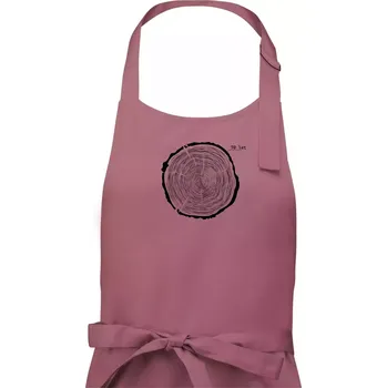 Kuchyňská zástěra Letokruhy - 70 - Pánská zástěra na vaření - Univerzální velikost ( Starorůžová )
