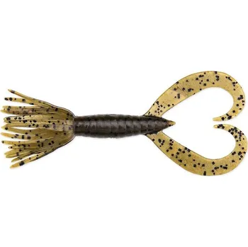 Umělá nástraha Gumová Nástraha Keitech Little Spider 3,5" 8,9cm Green Pumpkin PP (5ks)