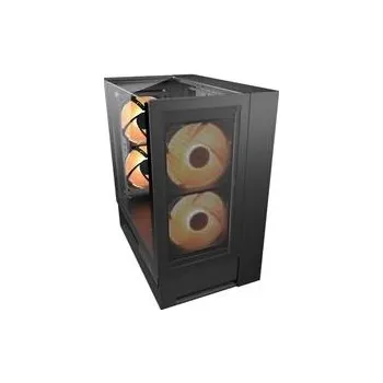 PC skříň COUGAR PC skříň OMNYX Black Mid Tower Mesh Front Panel 2 x 160mm ARGB Fan, Rear Panel 2x 160mm ARGB Fan