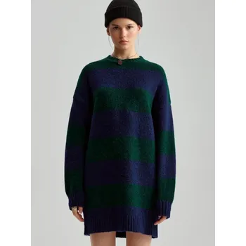 Dámské šaty Žerzejové šaty - XS - House - proužky - 958CD-ST1