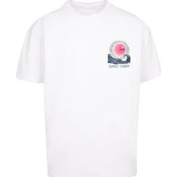 Dámské tričko Sunset Charm Oversized T-shirt - white XXL