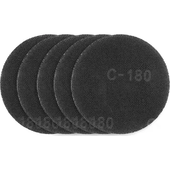 Brusný papír Graphite Mřížka na broušení sádry se suchým zipem 180 mm, K180, 5ks pro brusku 59G263 54H028