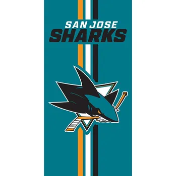 TipTrade s.r.o. Froté osuška NHL San Jose Sharks Prestige 70x140 cm