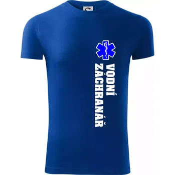 Pánská móda Rescue - Vodní záchranář - Viper FIT - Pánské zůžené tričko - L ( Královská modrá )