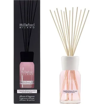 Svíčka Millefiori Milano Magnolia Blossom & Wood aroma difuzér 500 ml