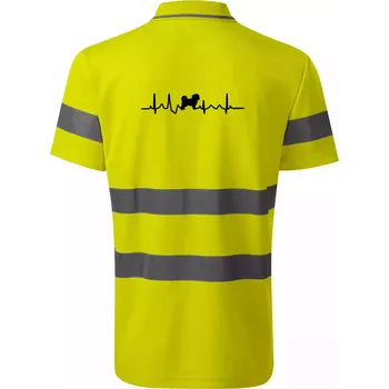 Havanský psík ekg - HV Runway 2V9 - Reflexní polokošile - S ( Neonově žlutá )