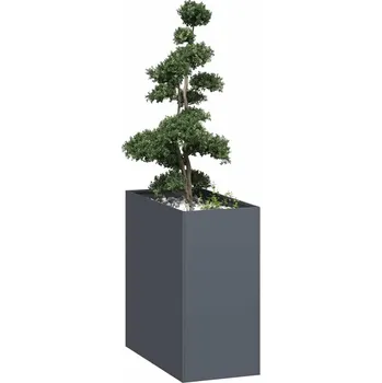 Truhlík vidaXL Truhlík antracitový 40x80x80 cm ocel