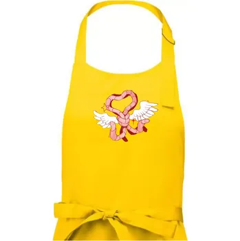 Kuchyňská zástěra Žížalí anděl (Alexis Citrine) - Dámská zástěra na vaření - Univerzální velikost ( Žlutá )