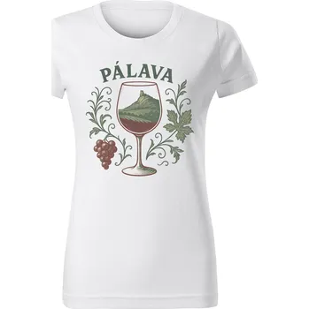 Dámské tričko Grooters Dámské tričko pro milovníky vína - Pálava Velikost: XS