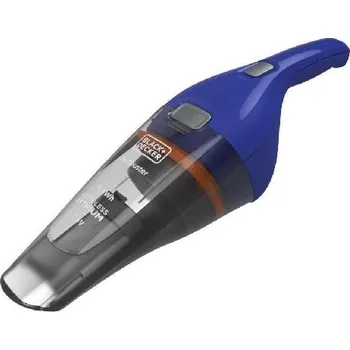 Vysavač BLACK+DECKER - 3,6V AKU ruční vysavač, nabíjecí stanice, šedá/fialová NVC115WA-QW