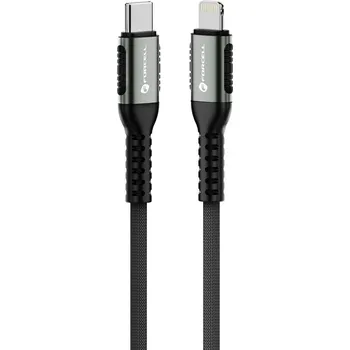 F-ENERGY C259 kabel Type C to Lightning PD 3A 27W Cafule 0,5 m černý