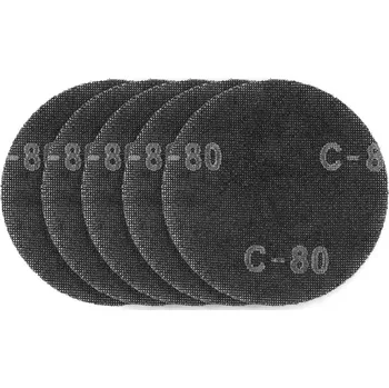 Brusný papír Graphite Mřížka na broušení sádry se suchým zipem 180 mm, K80, 5ks pro brusku 59G263 54H026