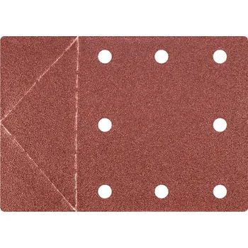 Brusný papír Graphite Brusný papír 115 x 160 mm, otvory, perforace k uzavření odtržení. K100, 3 ks. 55H818