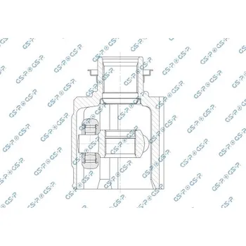 Poloosa kola Sada kloubů, hnací hřídel GSP 603486