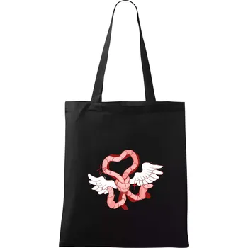 Žížalí anděl (Alexis Citrine) - Taška bavlněná - 42 x 38 cm ( Černá )