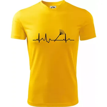 Chlapecké tričko EKG zahrada - hrábě - Dětské triko sportovní (dresovina) - 134 cm/8 let ( Žlutá )
