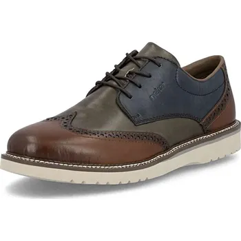 Pánské polobotky Pánské polobotky RIEKER 04504-90 hnědá W5 41