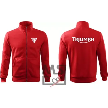 Pánská mikina Pánská mikina s motivem Triumph 088 červená L