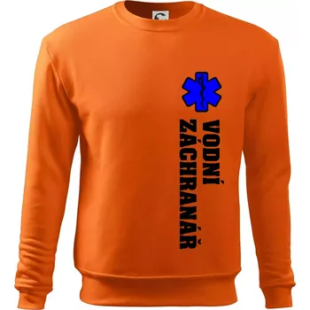 Pánská mikina Rescue - Vodní záchranář - Mikina Essential pánská - M ( Oranžová )