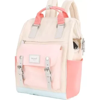 Himawari dívčí batoh s USB Fiorelle Růžový 19L