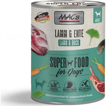 Krmivo pro psa KONZ. MACS DOG JEHNĚ A KACHNA - 400 g (5+1 akce)