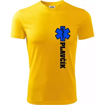 Chlapecké tričko Hvězda života - Plavčík - Dětské triko sportovní (dresovina) - 122 cm/6 let ( Žlutá )