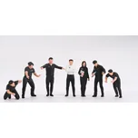 Sada figurek 7 ks - Kaido & Sons 1:64 - MiniGT Sada figurek 1/64 Kaido a synové