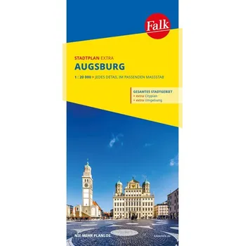 Falk Stadtplan Extra Augsburg 1:20.000