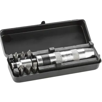 Šroubovák Topex Šroubovák úderový Impact+bity sada, 7 ks 39D556