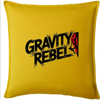Polštář Gravity rebel - Polštář 50x50 - 50x50 - Pouze potah ( Žlutá )