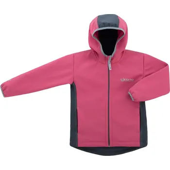 Kojenecká bunda ESITO | Dětská jarní softshellová bunda DUO Pink - růžová / 80 Barva: růžová, Velikost: 92